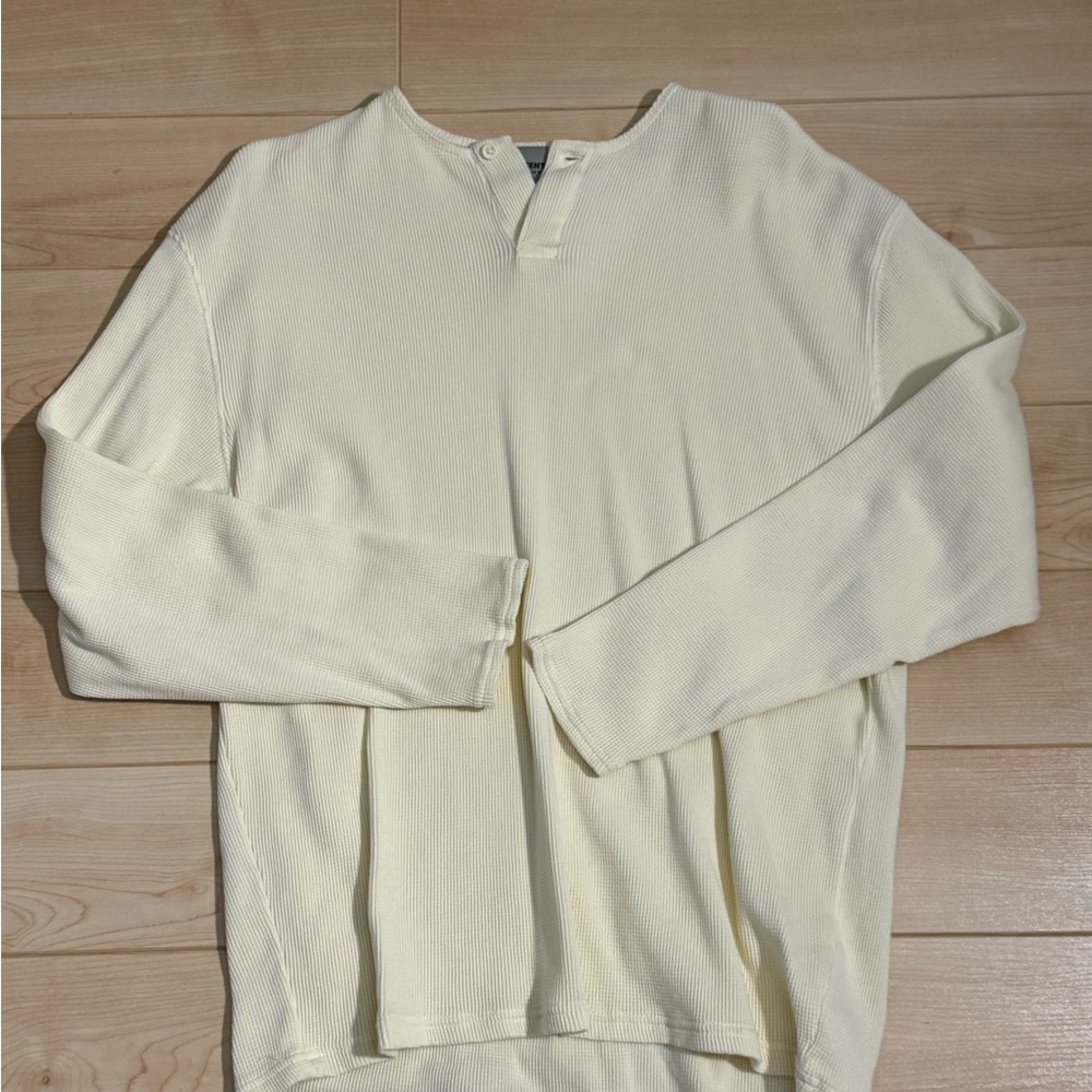 Fear of god Essentials Men's Off-White Crewneck thermal